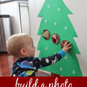 Build a Photo Christmas Tree for Babies & Toddlers