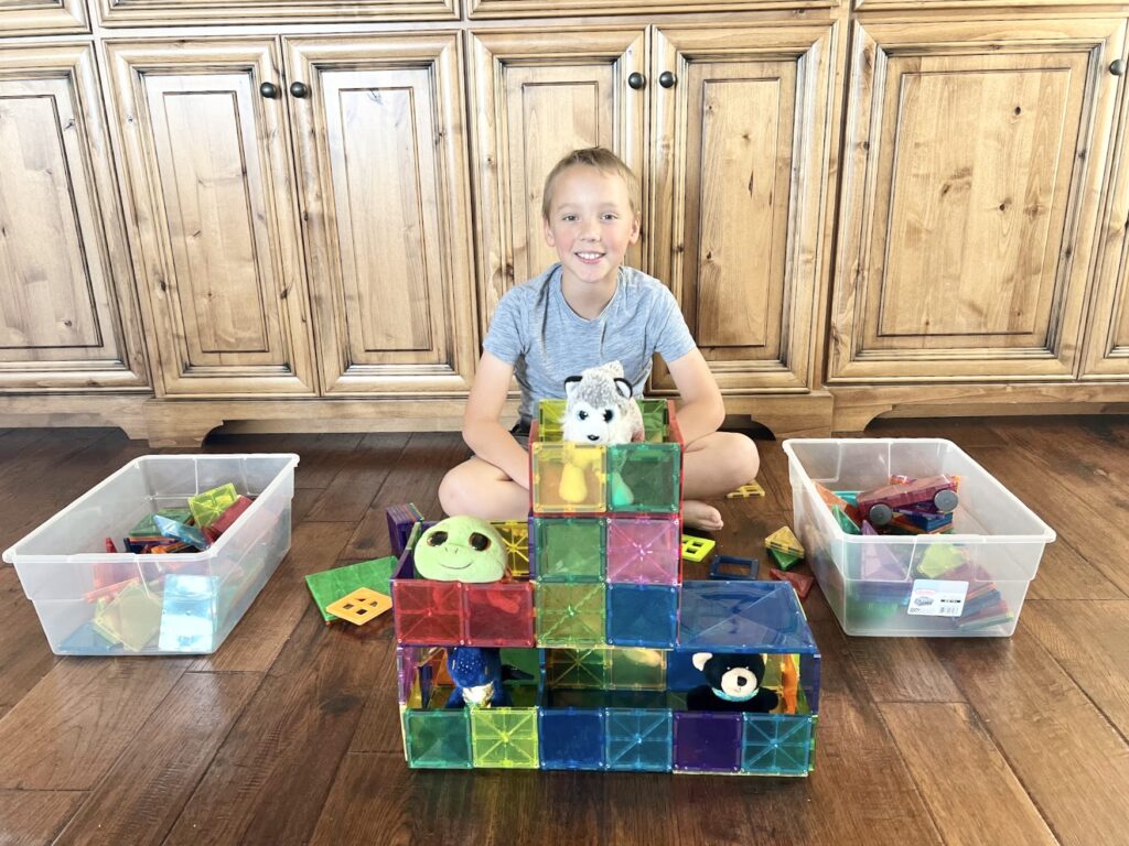 Simple Toy Storage Tips magnatiles